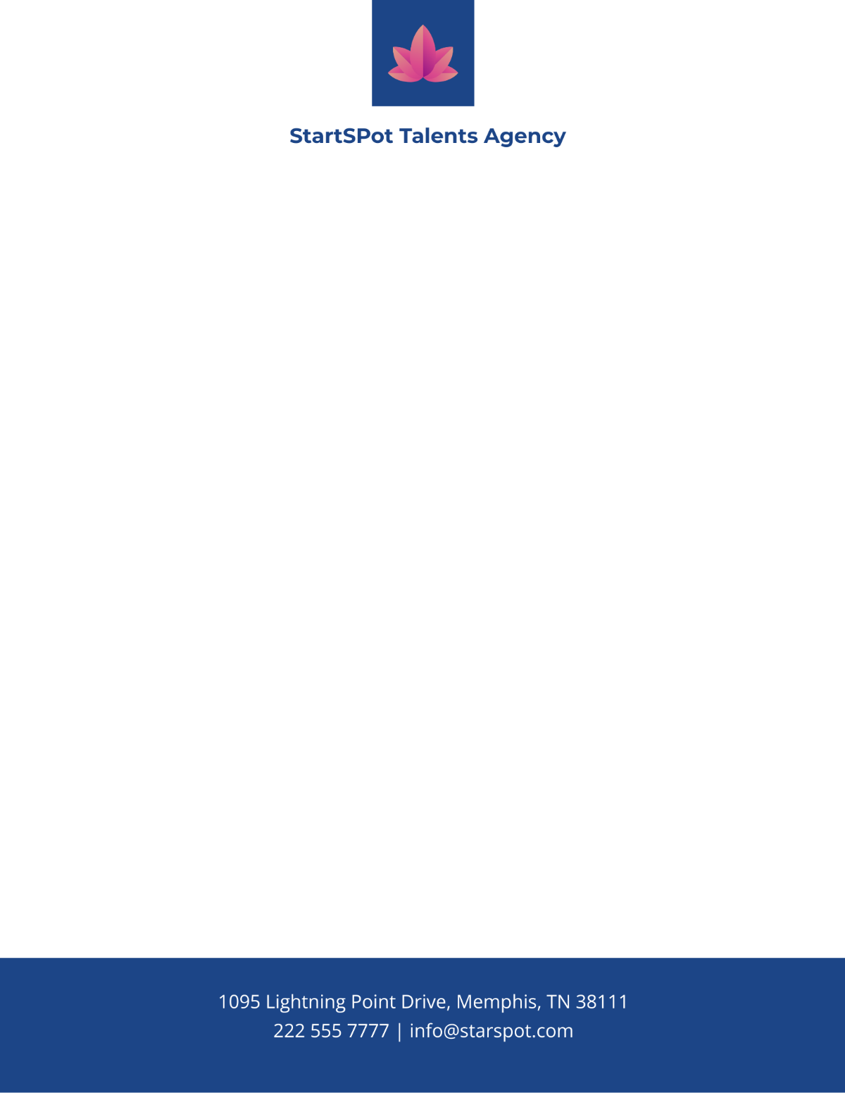 Agency Letterhead