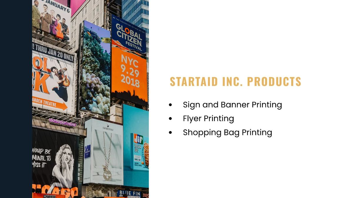 Free Business Startup Presentation Template to Edit Online