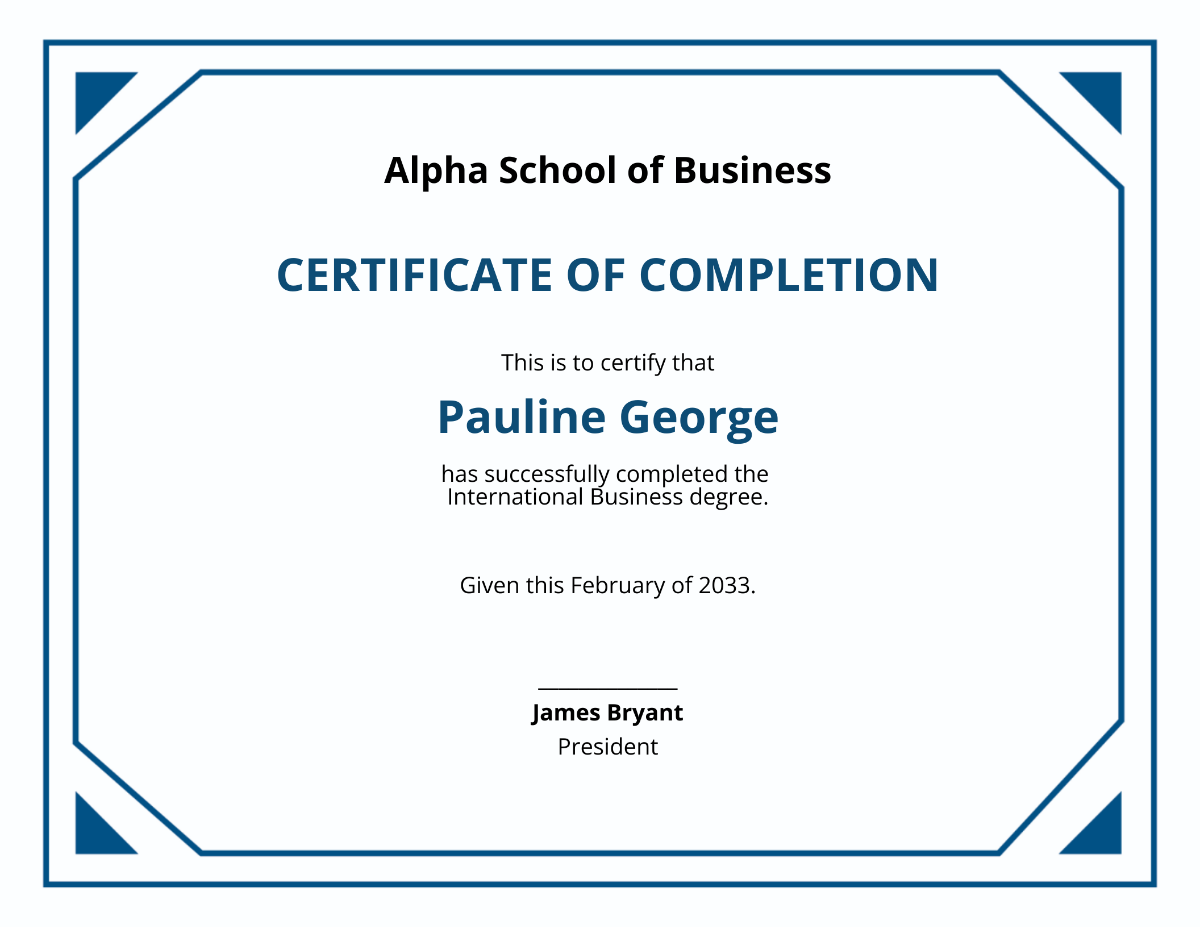 International Business Certificate