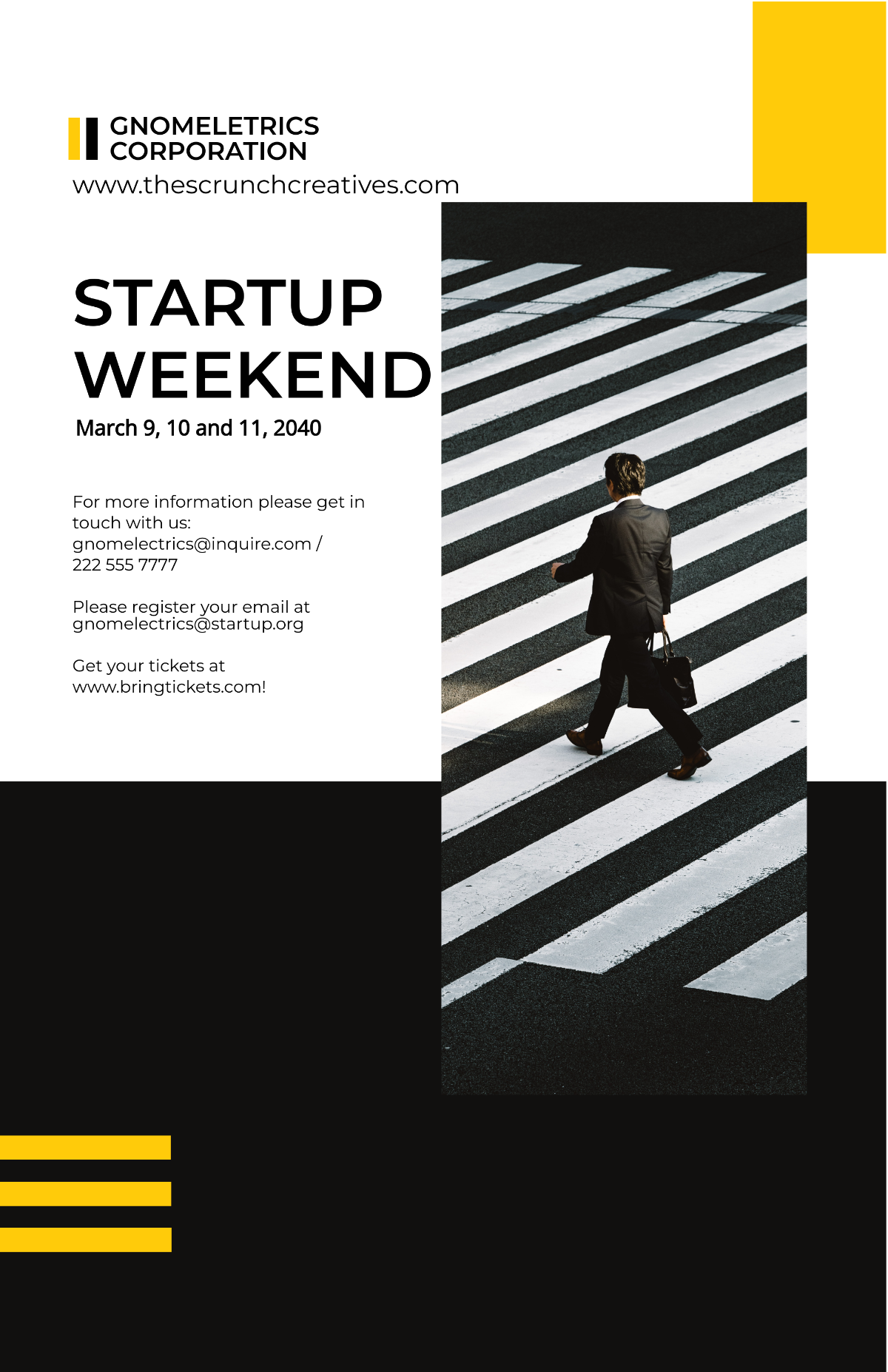 Startup Weekend Poster Template