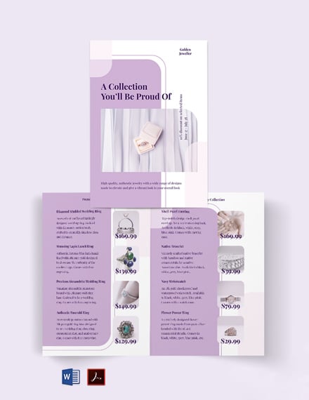 Jewelry BiFold Brochure