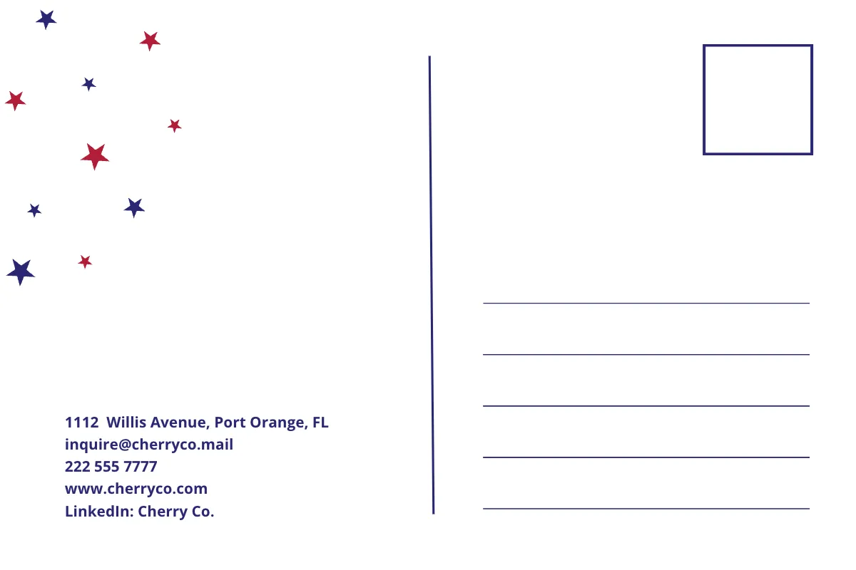 Free Columbus Day Postcard Template to Edit Online