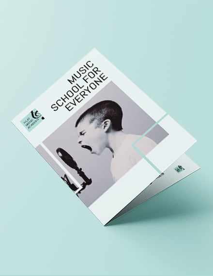 music-school-bi-fold-brochure