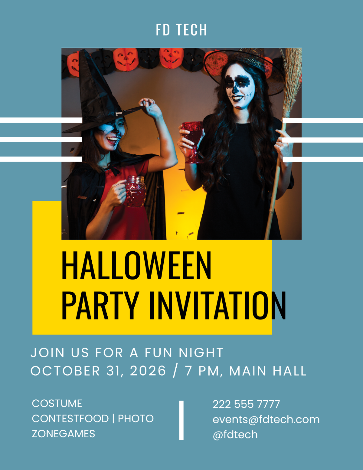 Halloween Office Party Flyer
