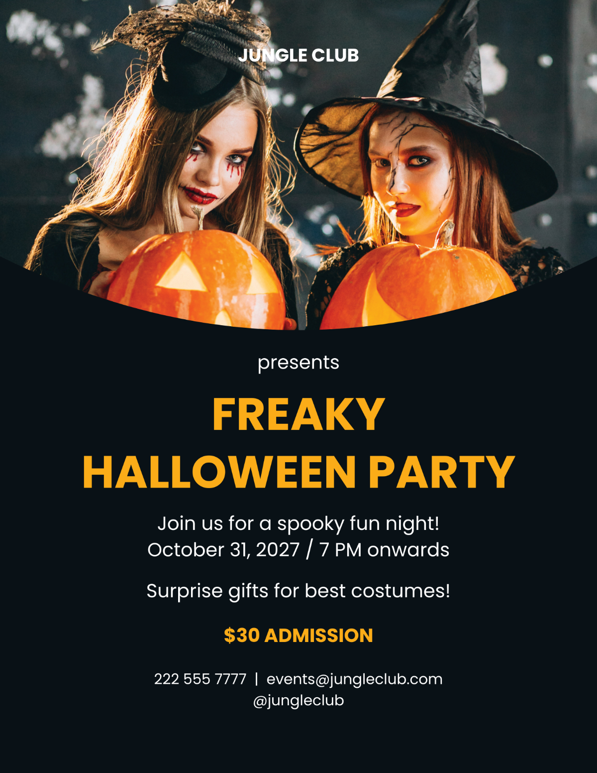Halloween Club Flyer