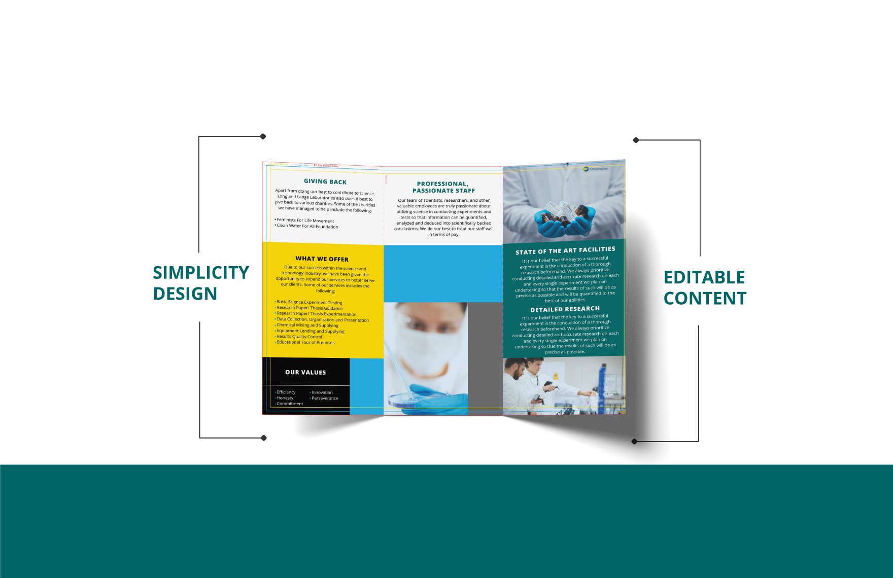 Science Tri-Fold Brochure Template