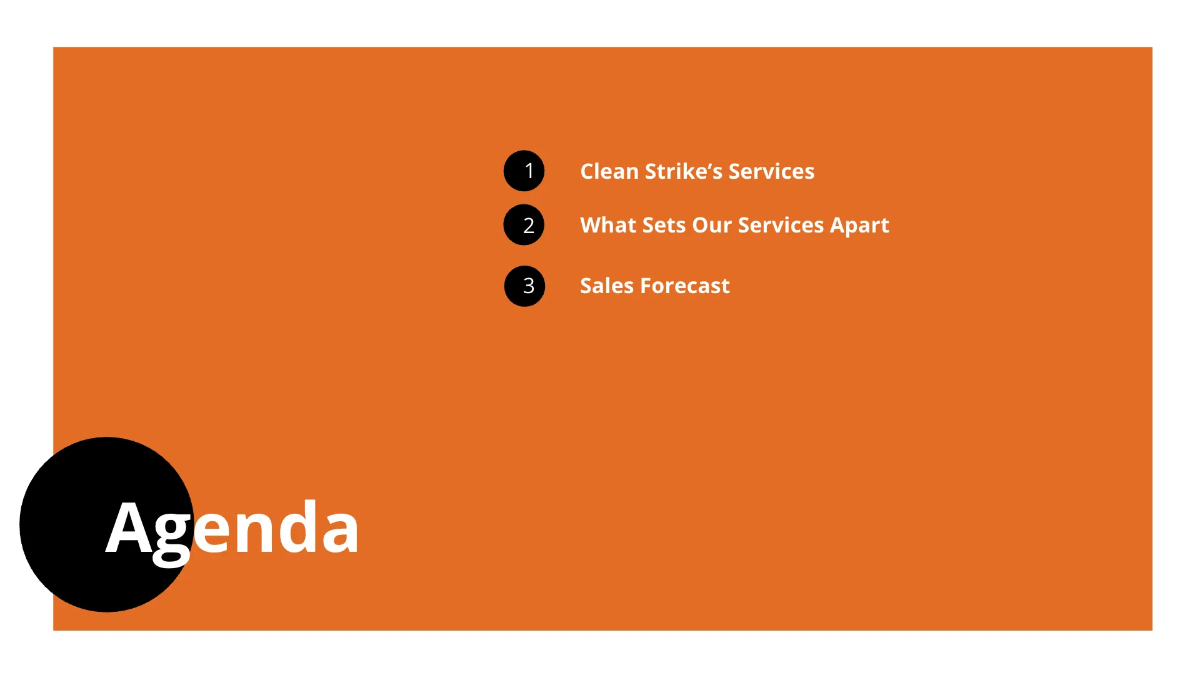 Free Sample Cleaning Services Presentation Template to Edit Online