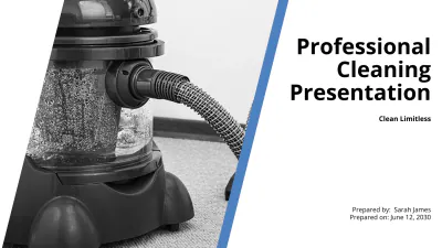 Free Professional Cleaning Services Presentation Template to Edit Online