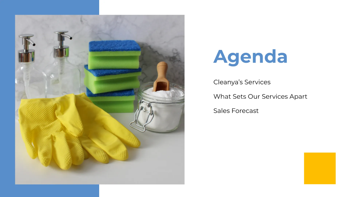 Free Office Cleaning Presentation Template to Edit Online