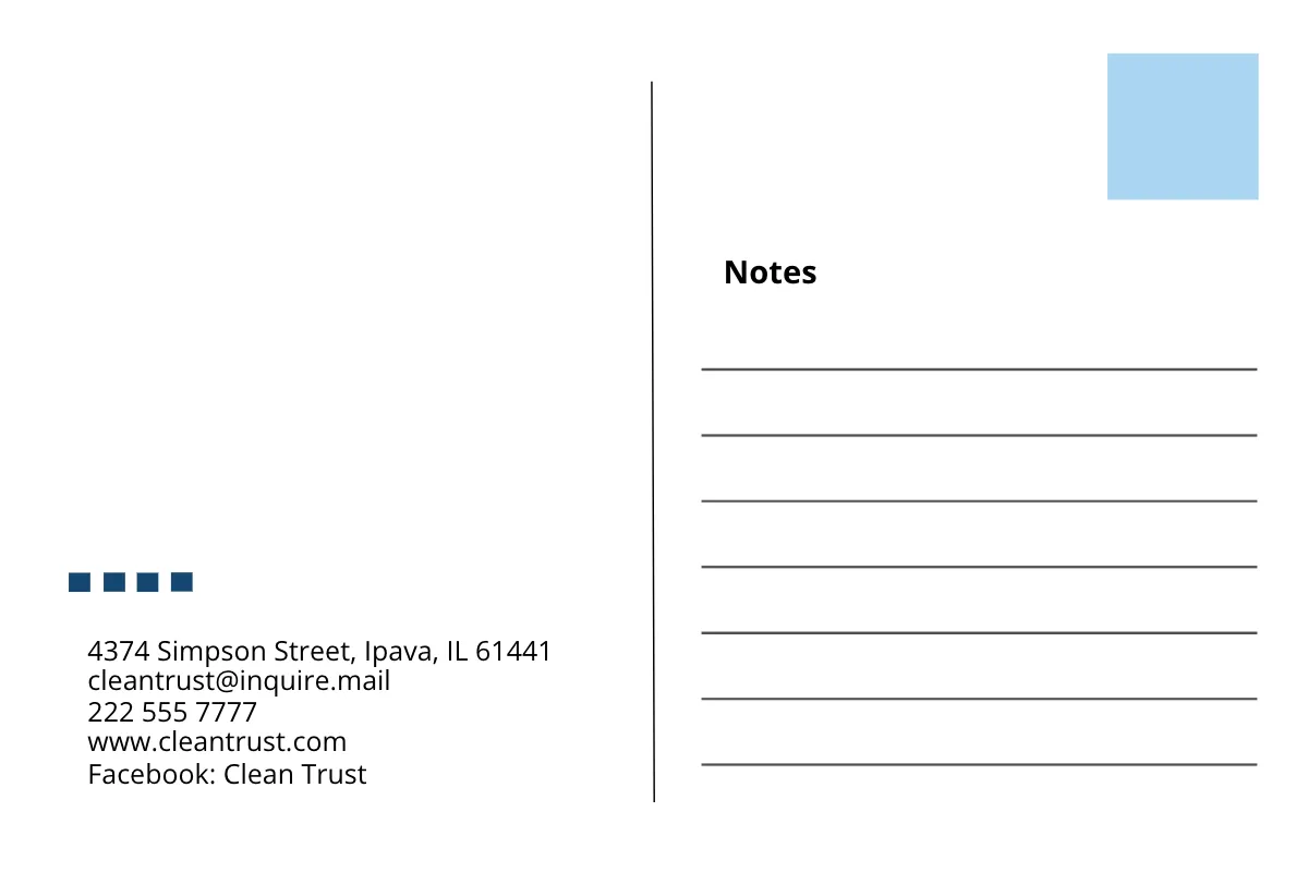 Free House Cleaning Postcard Template to Edit Online