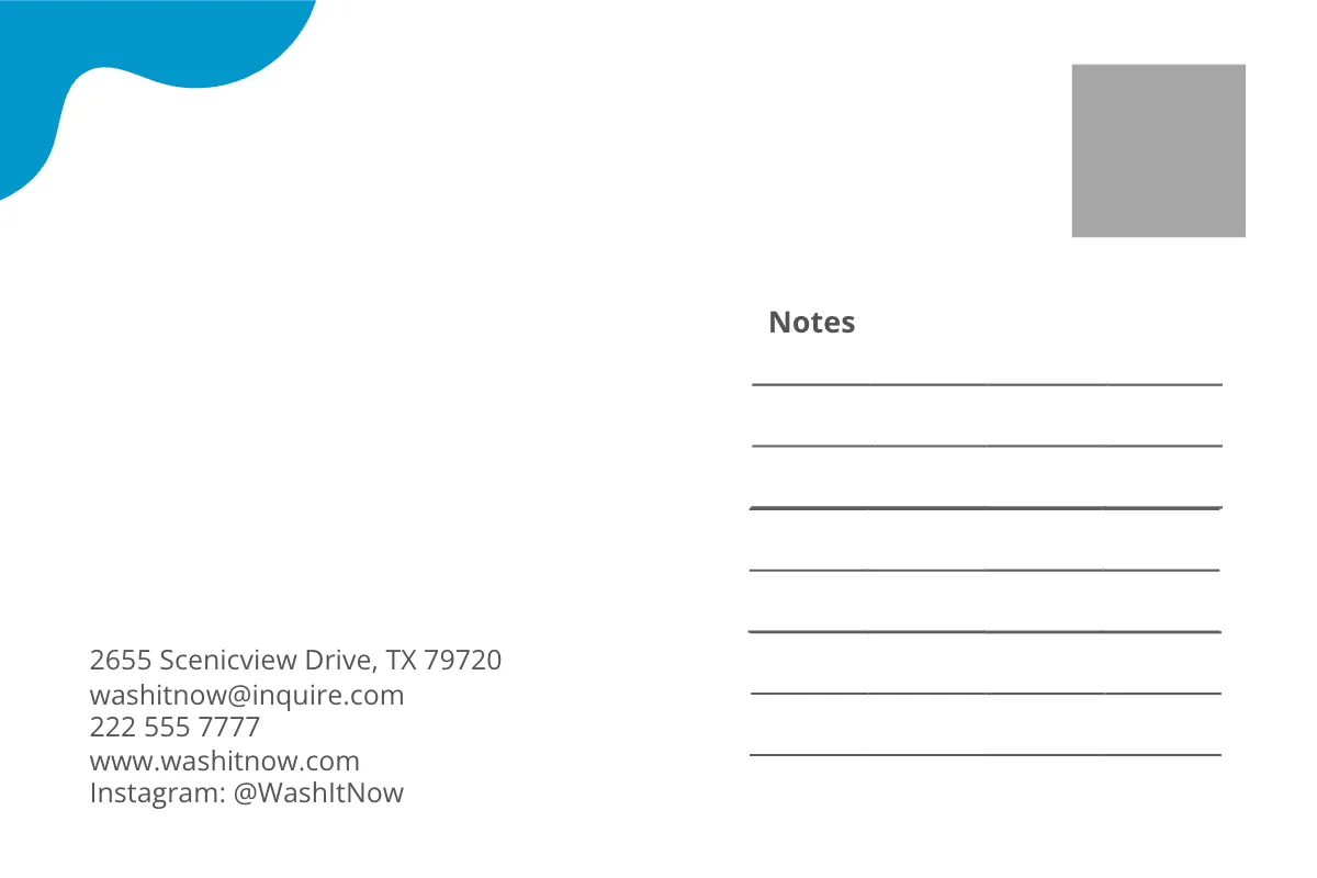 Free Sample Cleaning Service Postcard Template to Edit Online