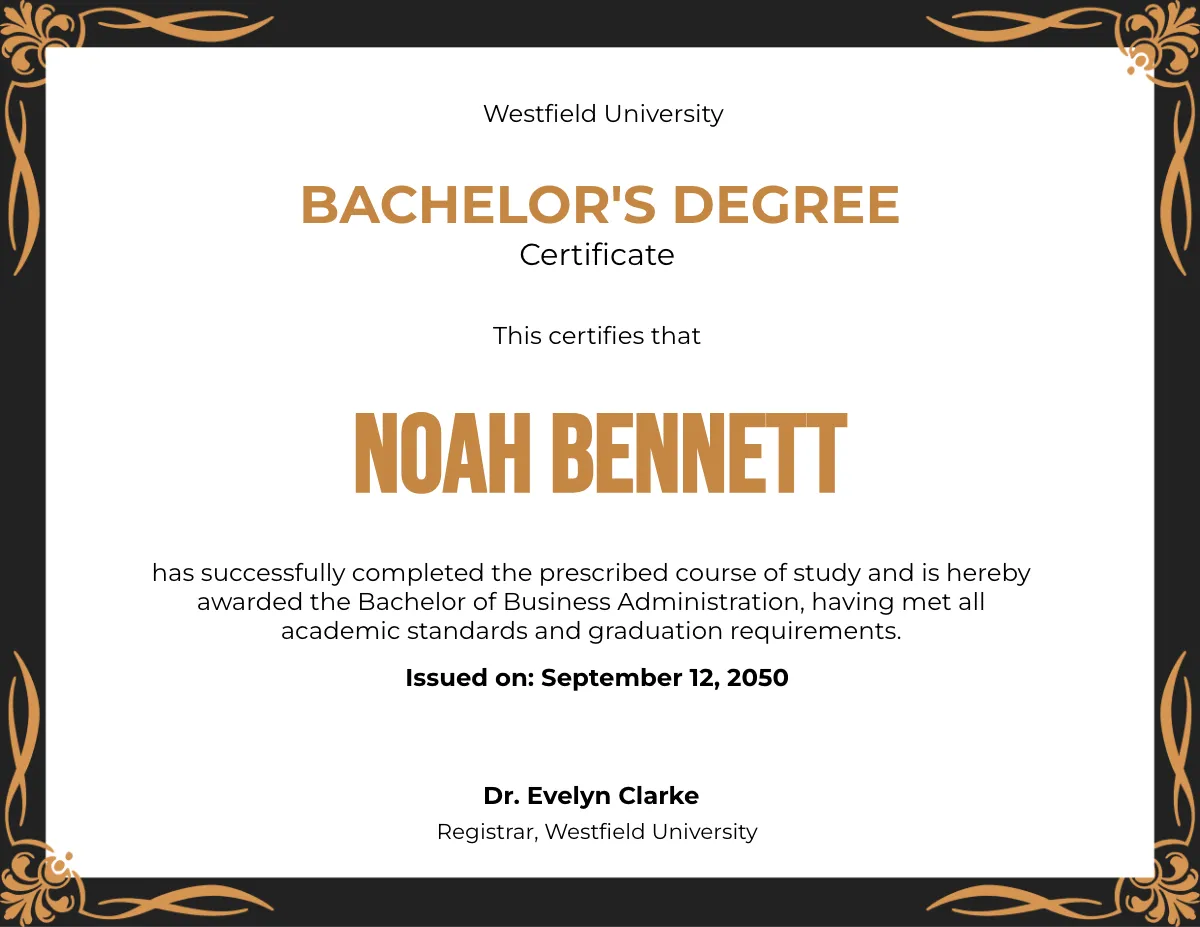 Free Degree Templates To Edit Online Free Degree Templates To Edit Online