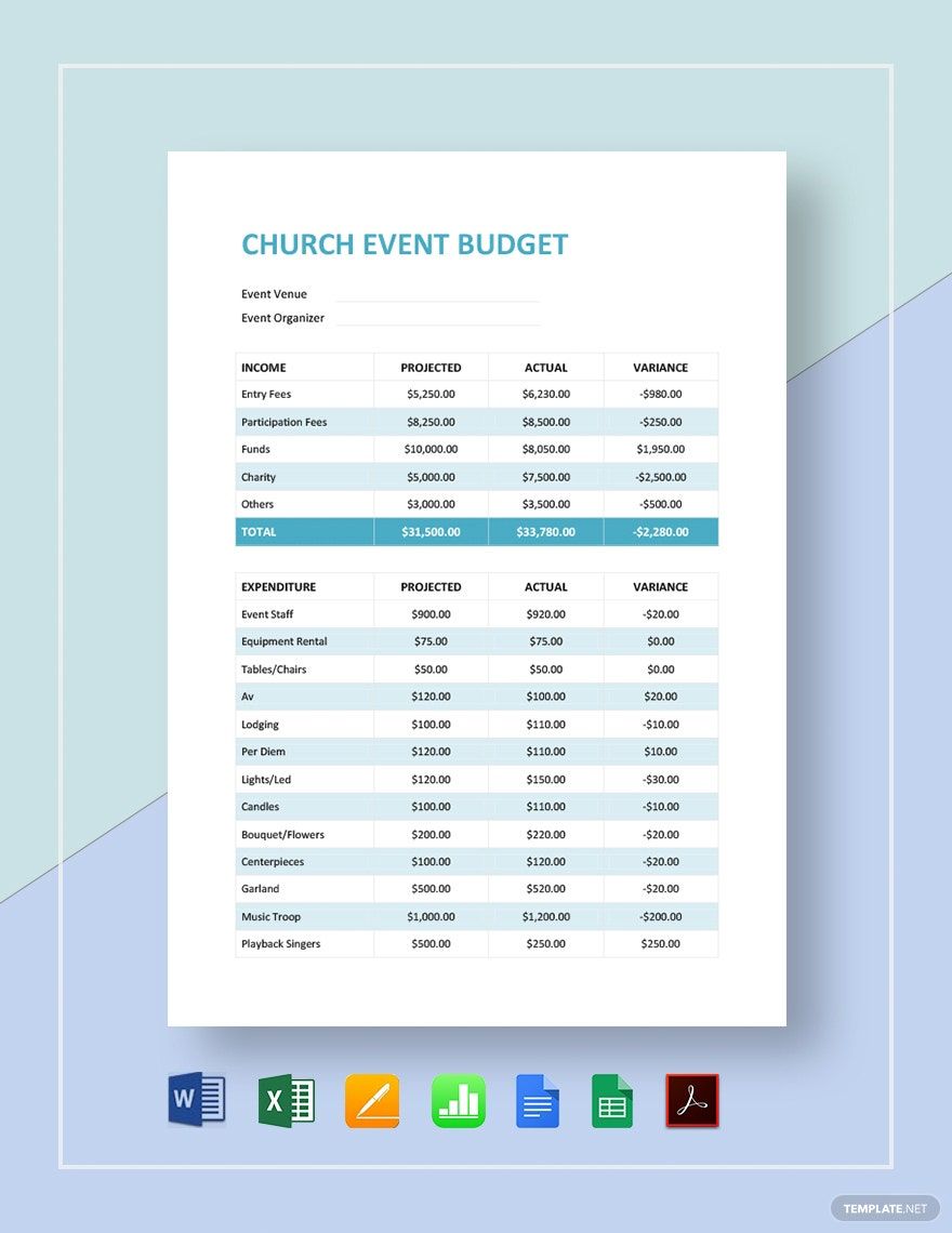 How To Create Event Budget Template In Excel Printable Online
