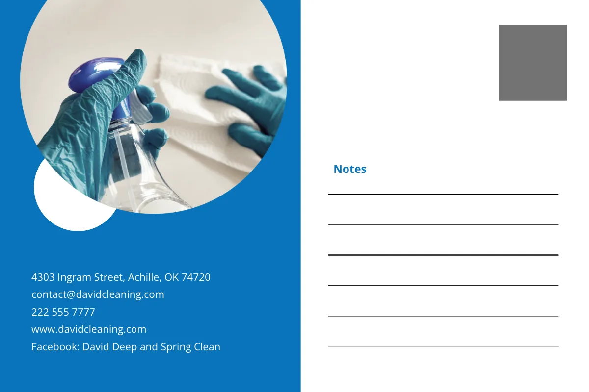 Free Spring Cleaning EDDM Postcard Template to Edit Online
