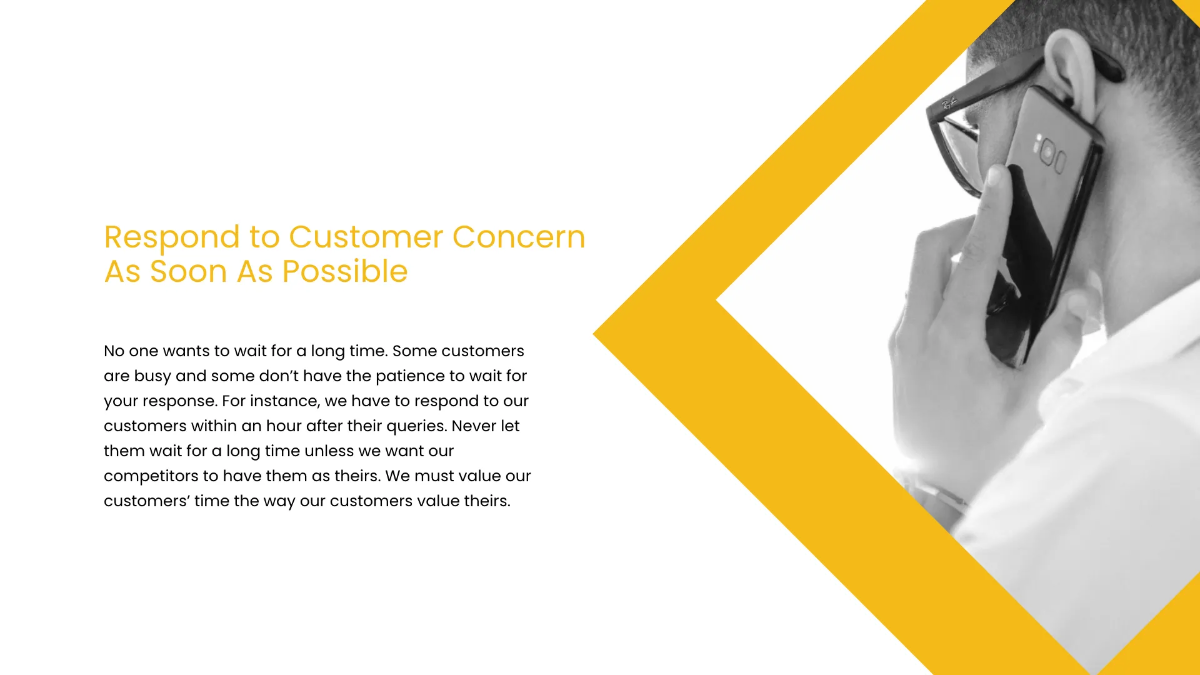 Free Customer Service Presentation Template to Edit Online