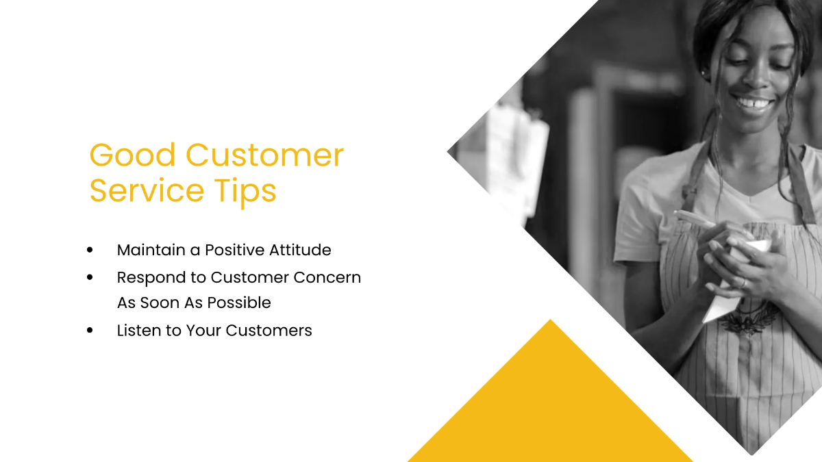 Free Customer Service Presentation Template to Edit Online