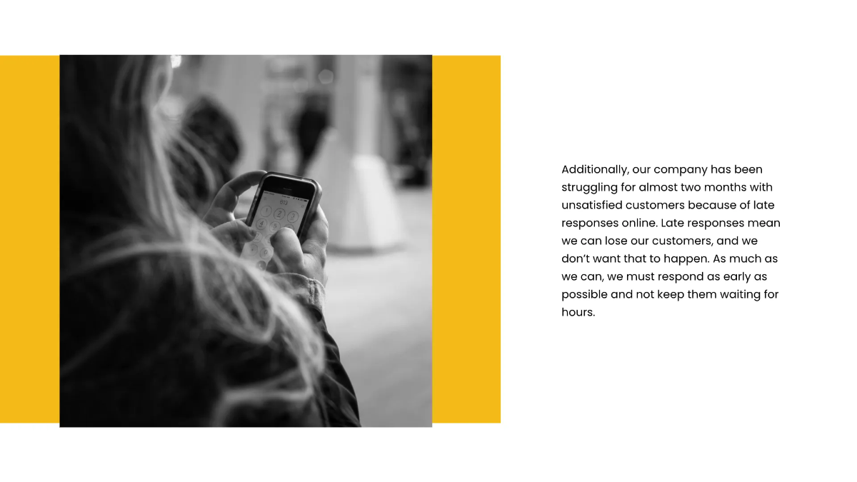 Free Customer Service Presentation Template to Edit Online