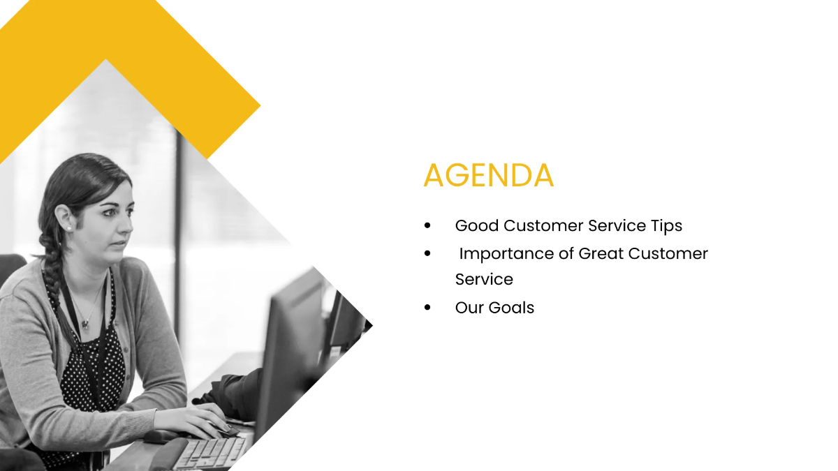 Free Customer Service Presentation Template to Edit Online