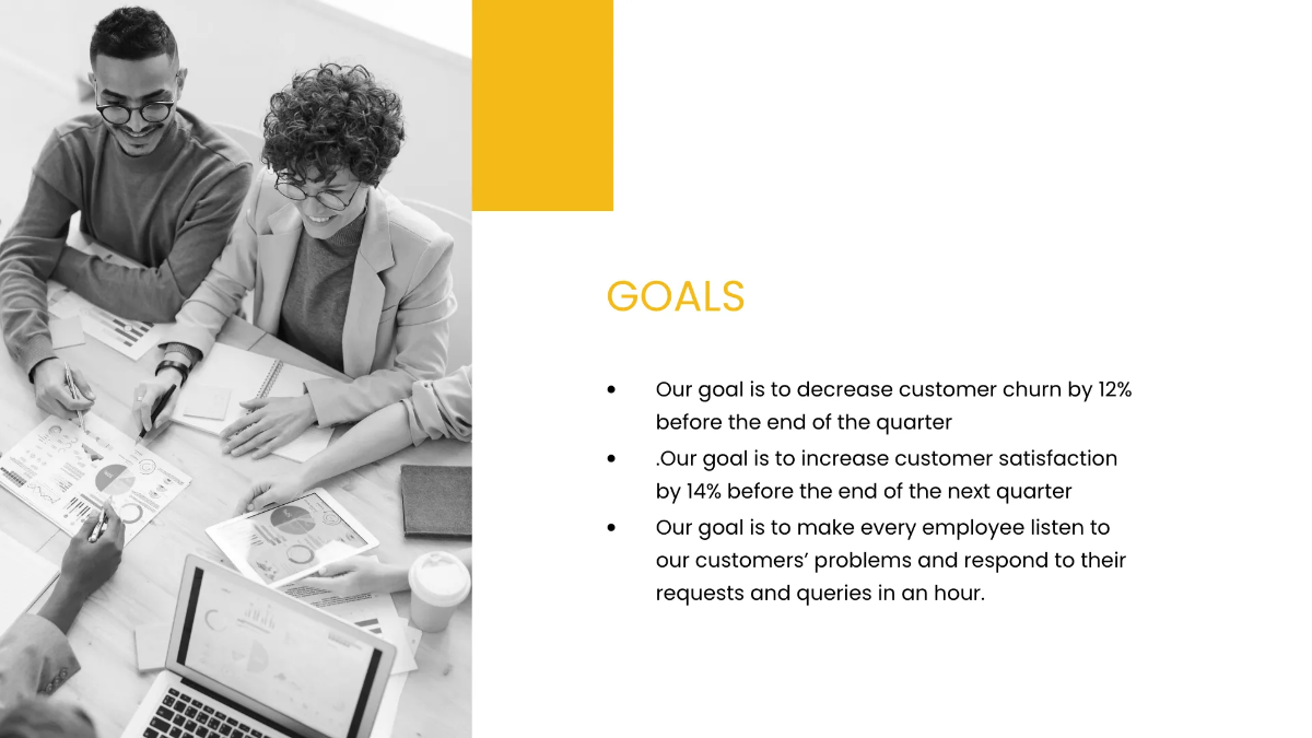 Free Customer Service Presentation Template to Edit Online