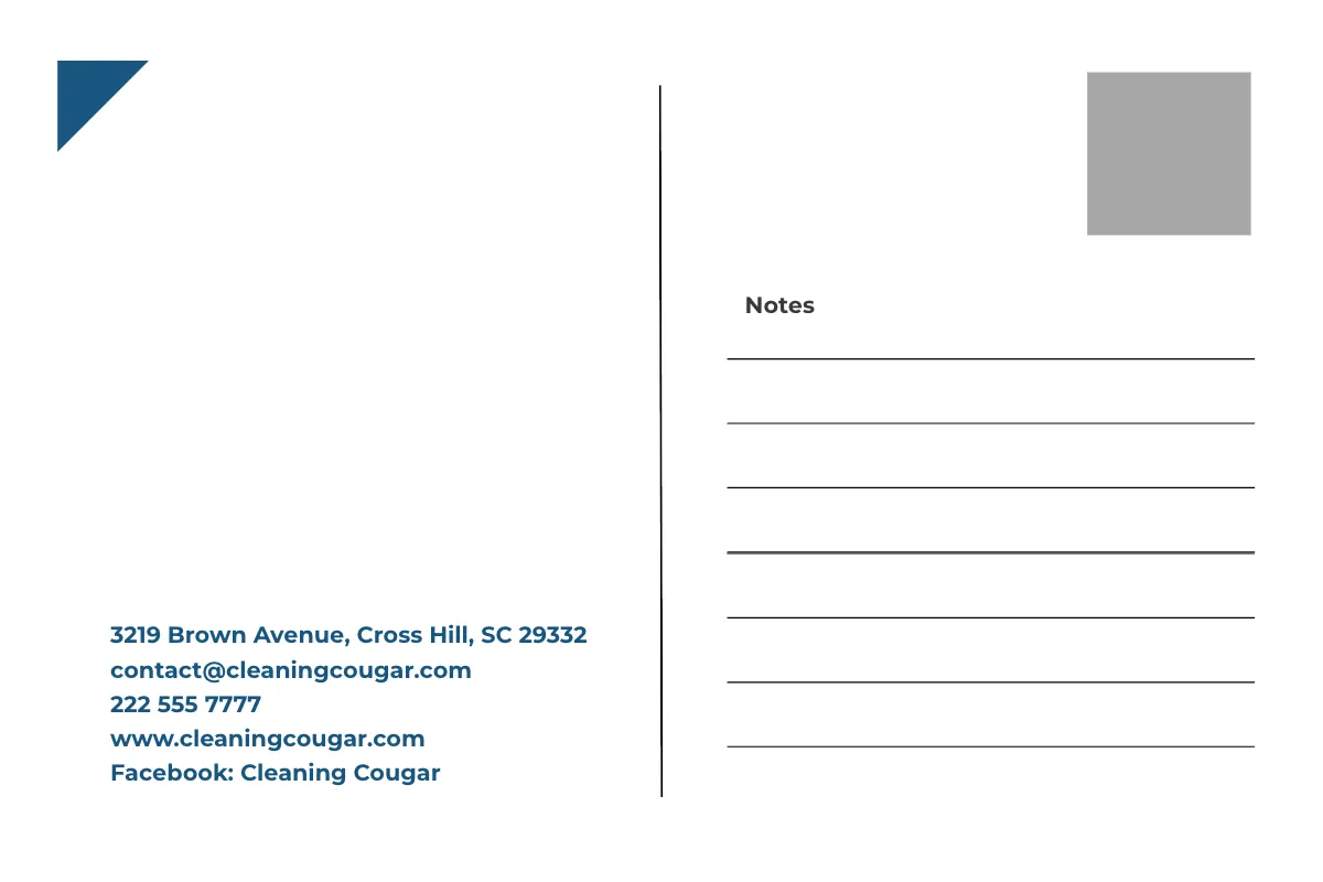 Free Cleaning Business Eddm Postcard Template to Edit Online