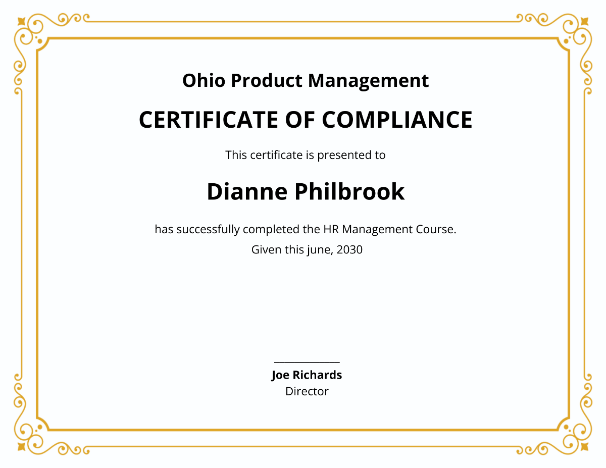Human Resource Management Certificate