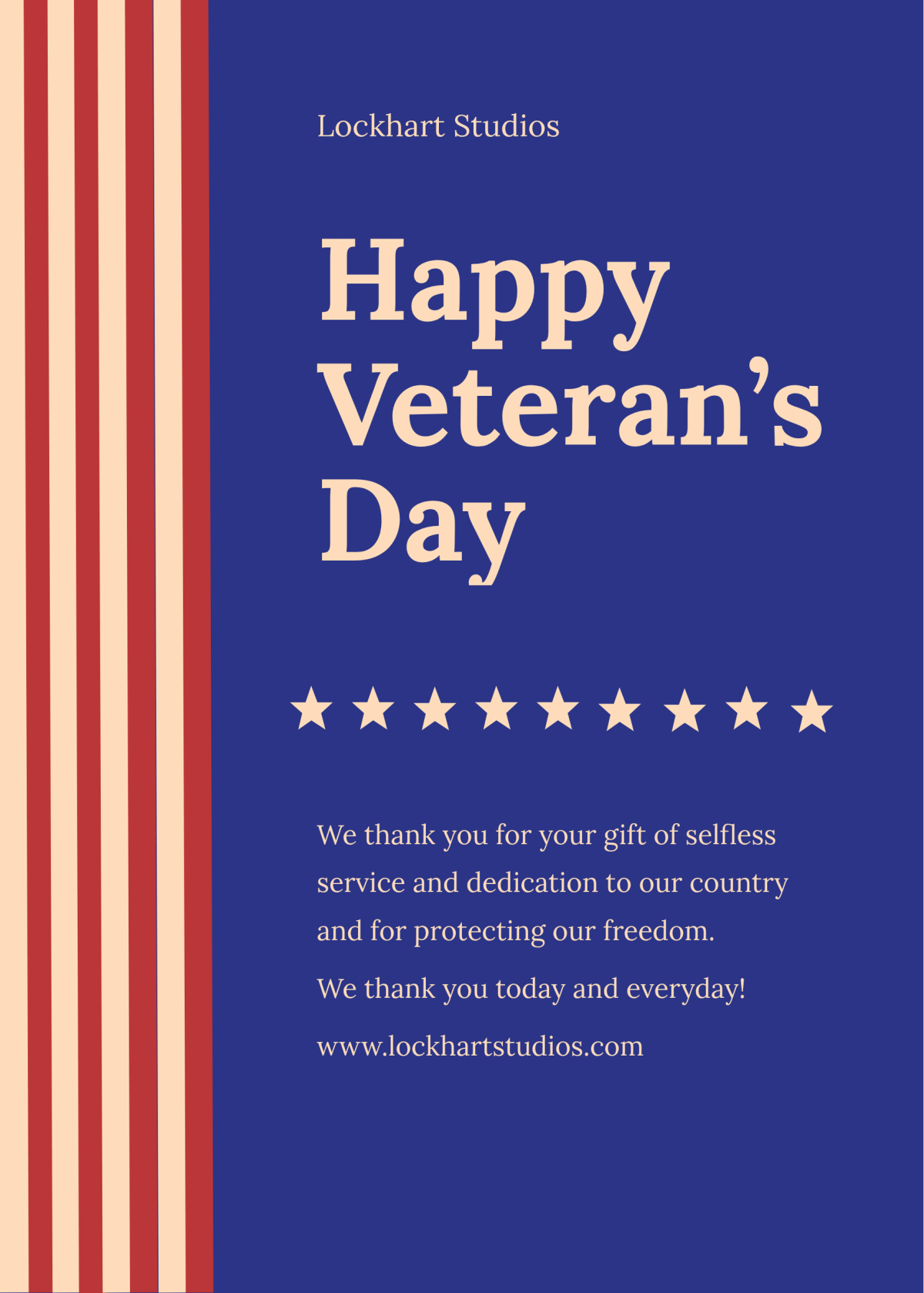 Free Veterans Day Templates To Edit Online