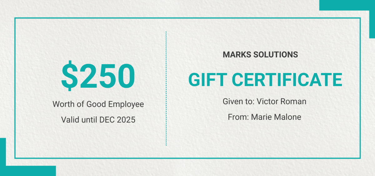 Congratulations Gift Certificate Template - Edit Online & Download