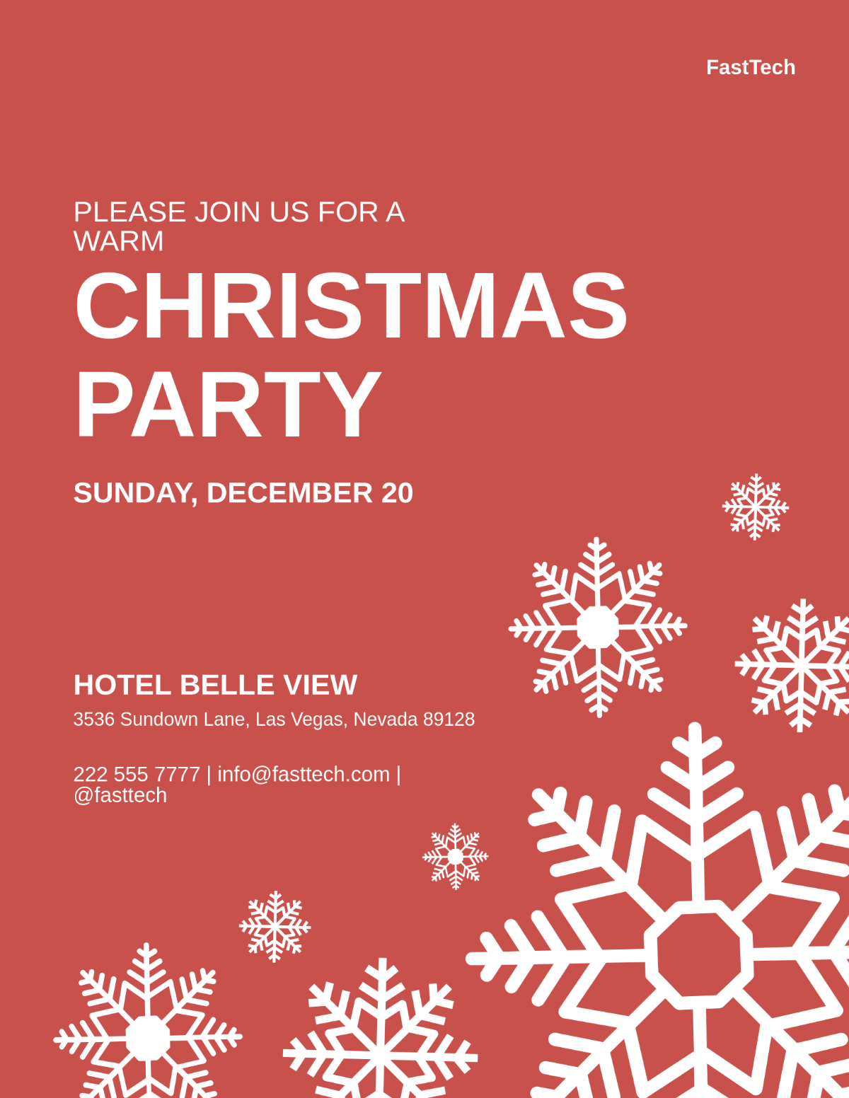 company christmas party flyer template - Edit Online & Download