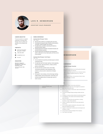 assistant-sales-manager-resume-template-word-apple-pages-template