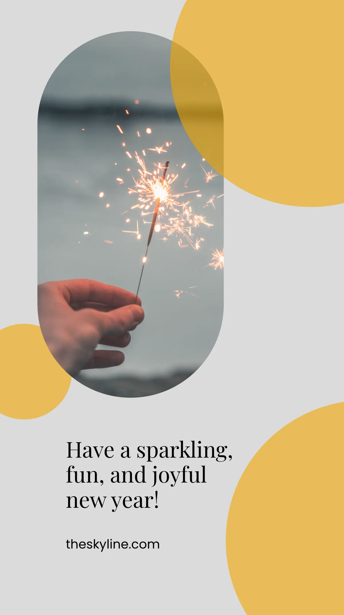 Free New Year's Eve Instagram Story Template to Edit Online