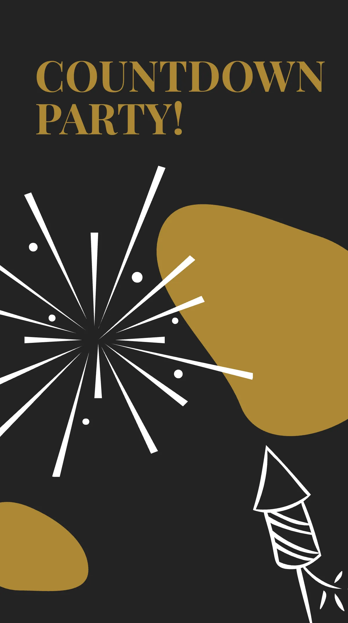 Free New Year Countdown Instagram Story Template to Edit Online