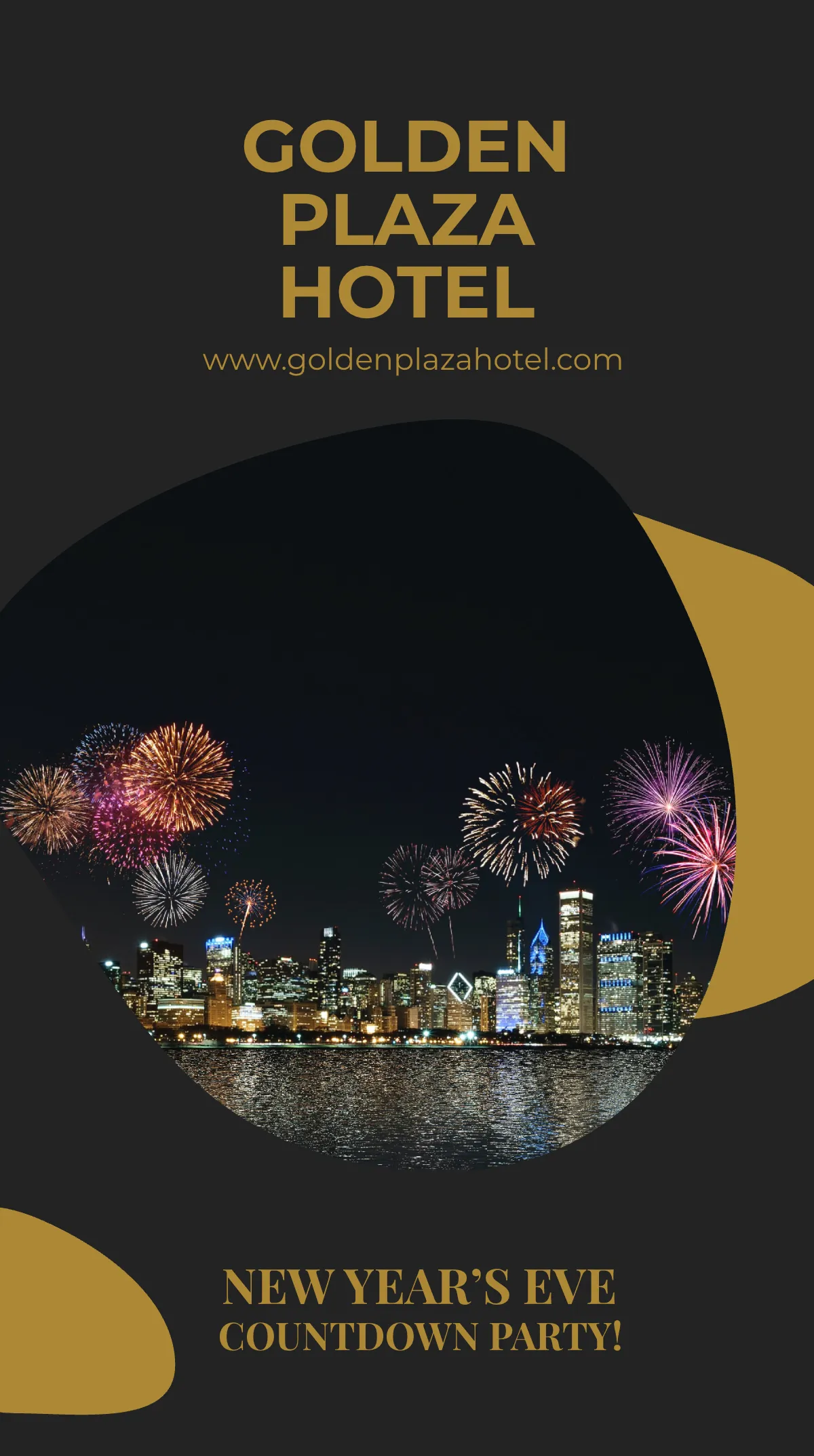 Free New Year Countdown Instagram Story Template to Edit Online