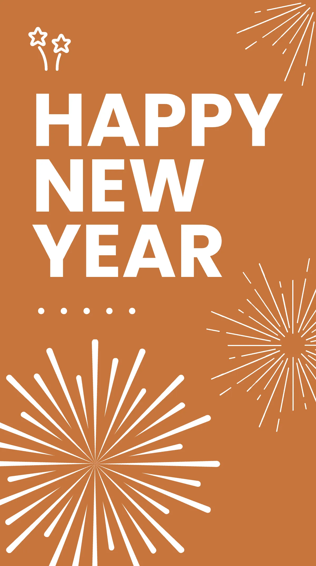 Free New Year Greeting Instagram Story Template to Edit Online