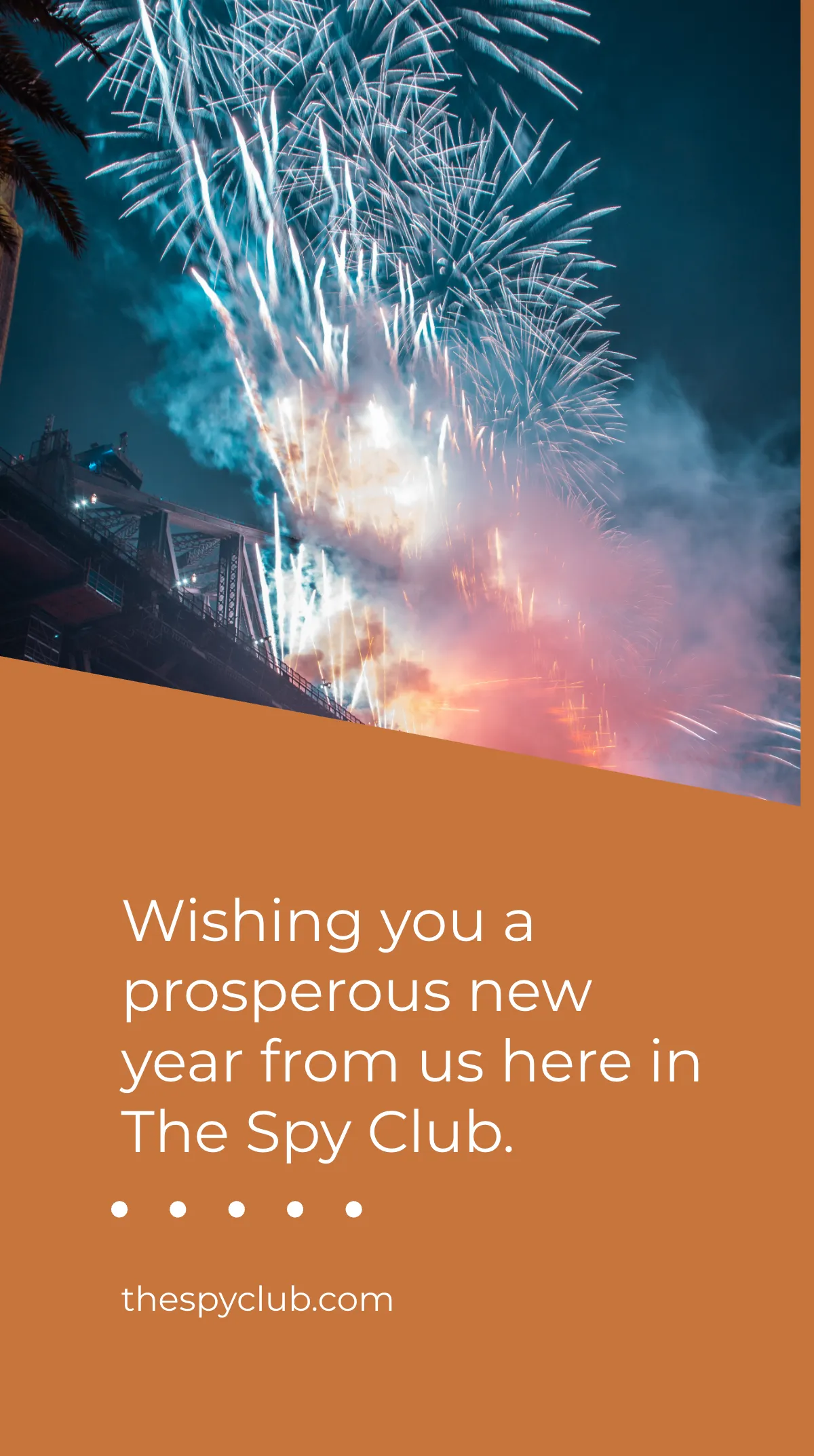 Free New Year Greeting Instagram Story Template to Edit Online