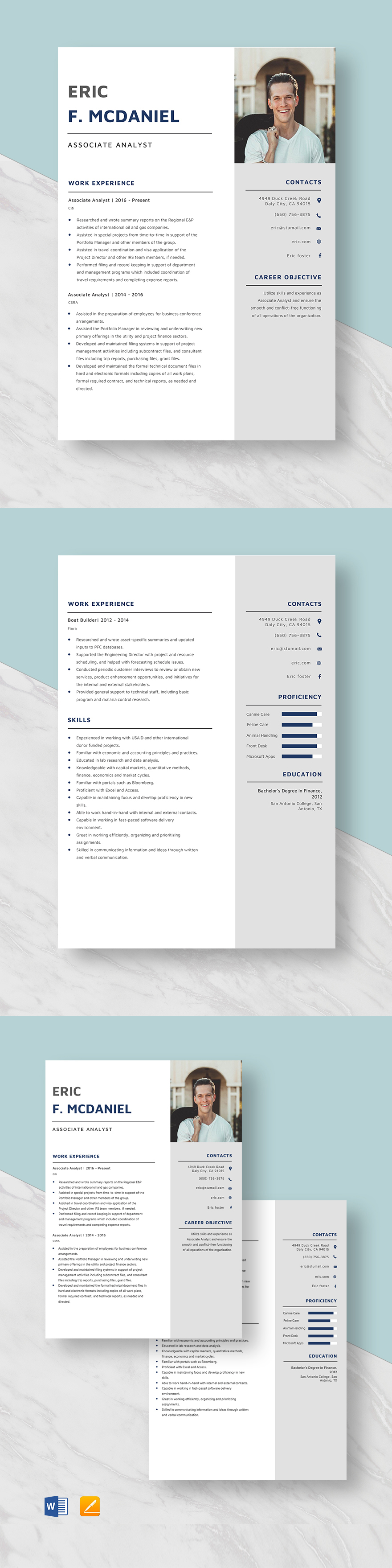 associate-analyst-resume-template-word-apple-pages-template