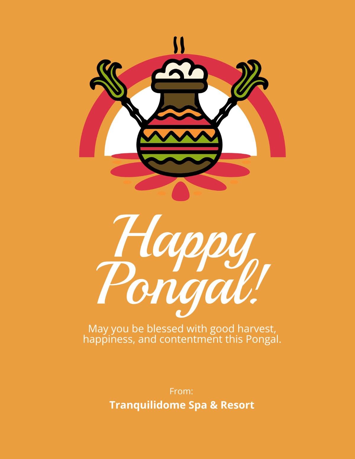 Pongal Quote Flyer