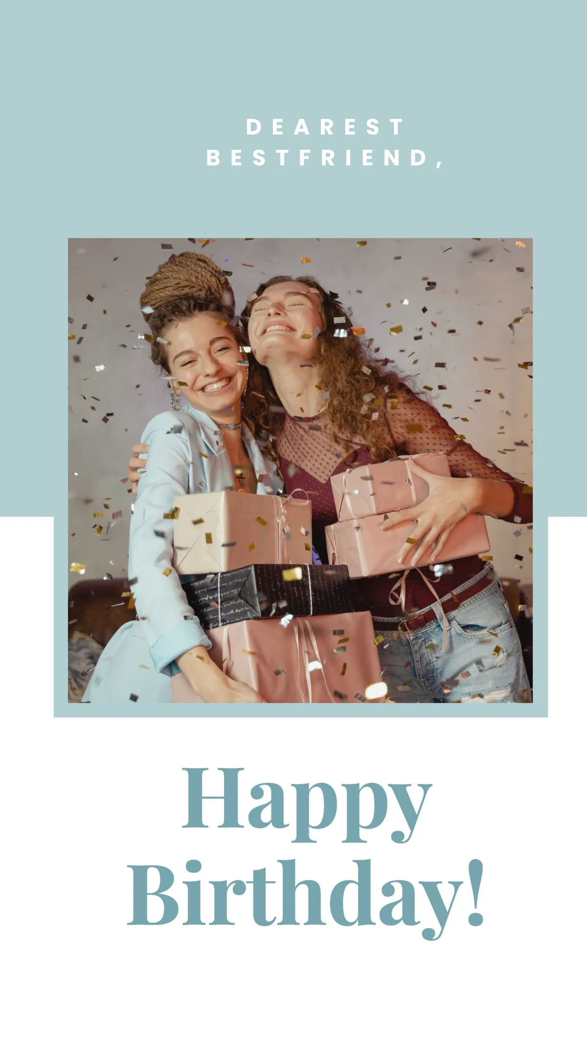 Free Birthday Greeting Instagram Story Template to Edit Online