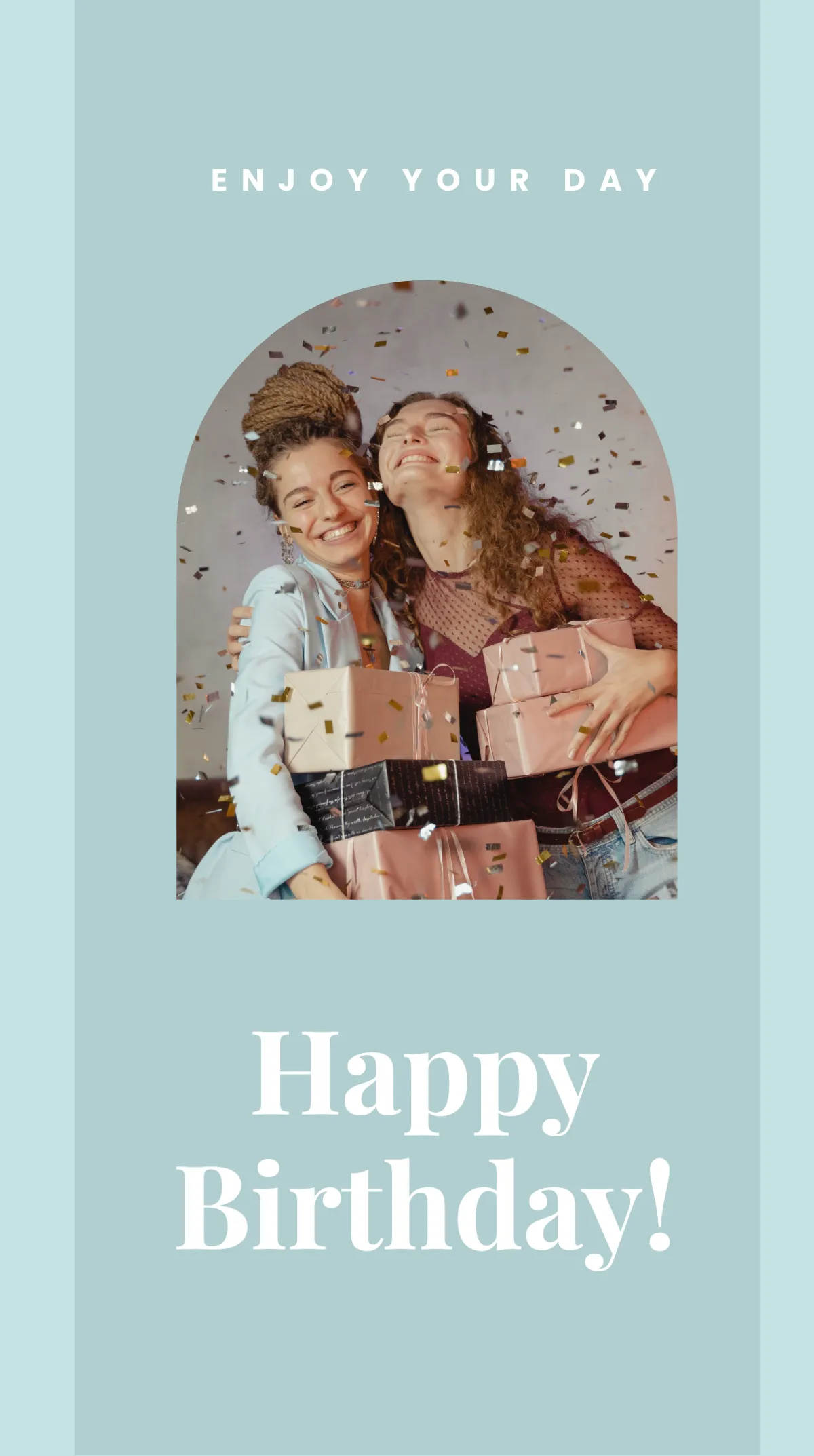Free Birthday Greeting Instagram Story Template to Edit Online