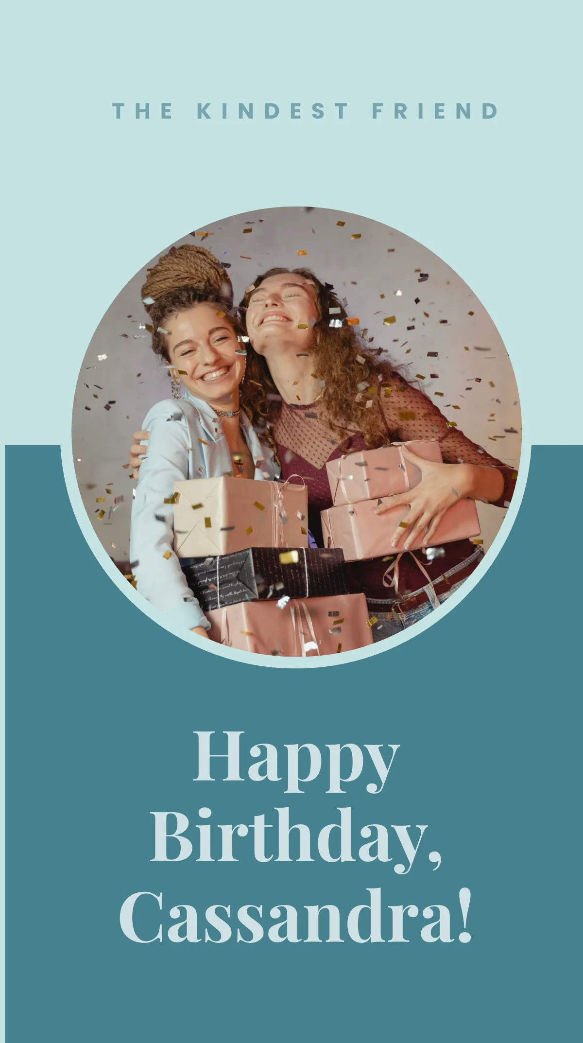 Free Birthday Greeting Instagram Story Template to Edit Online