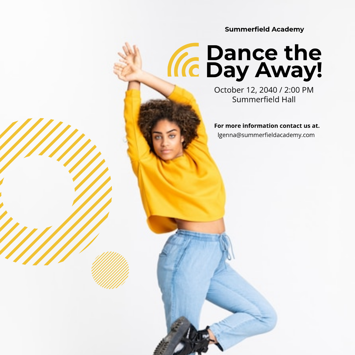 Free School Event Instagram Post Template