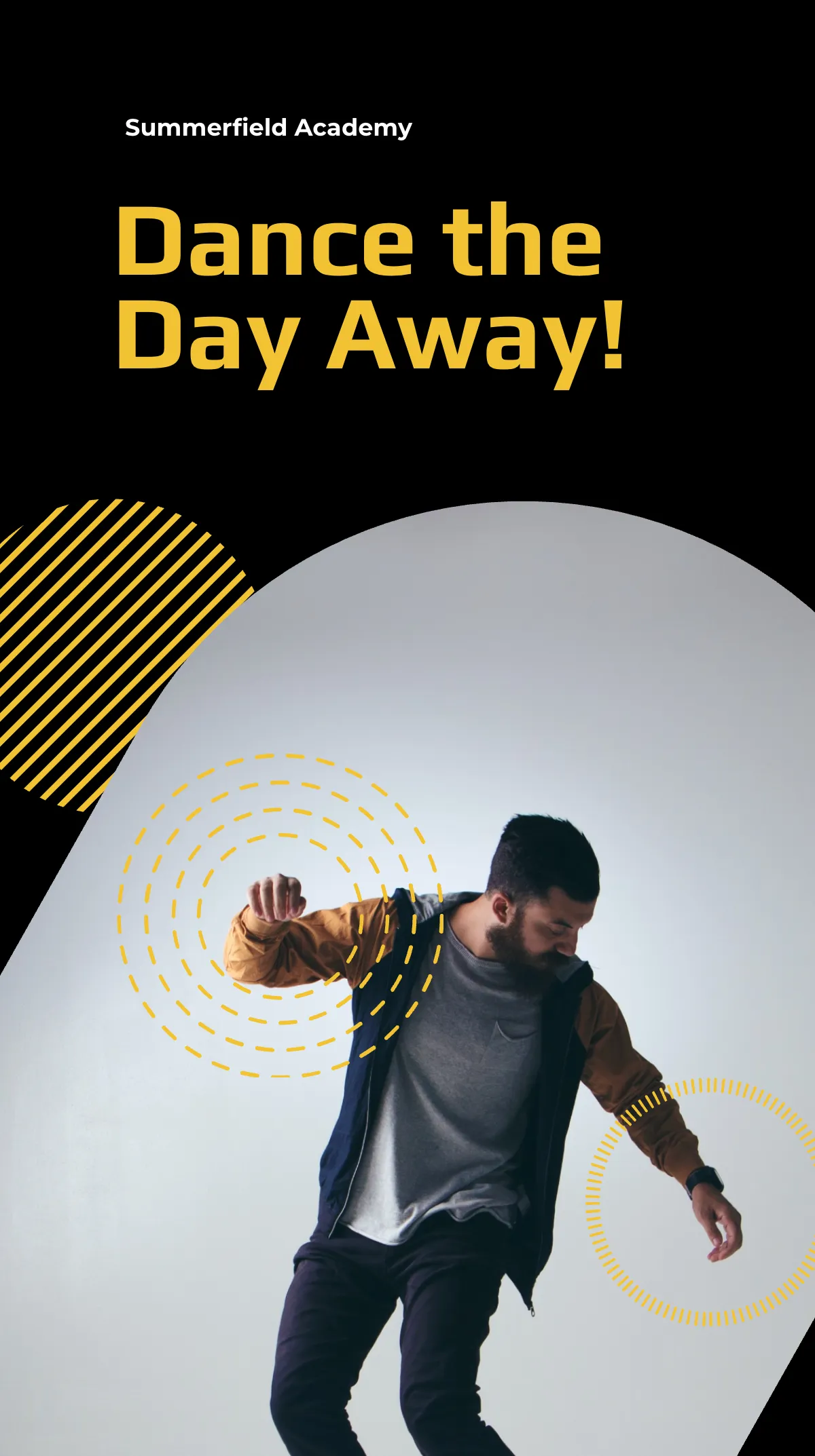 Free School Event Instagram Story Template to Edit Online