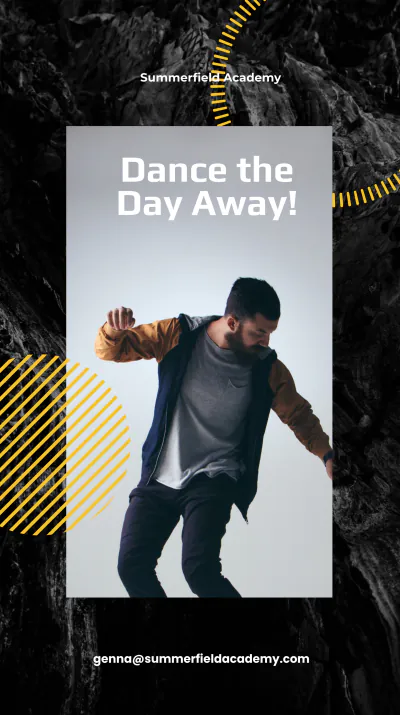 Free School Event Instagram Story Template to Edit Online
