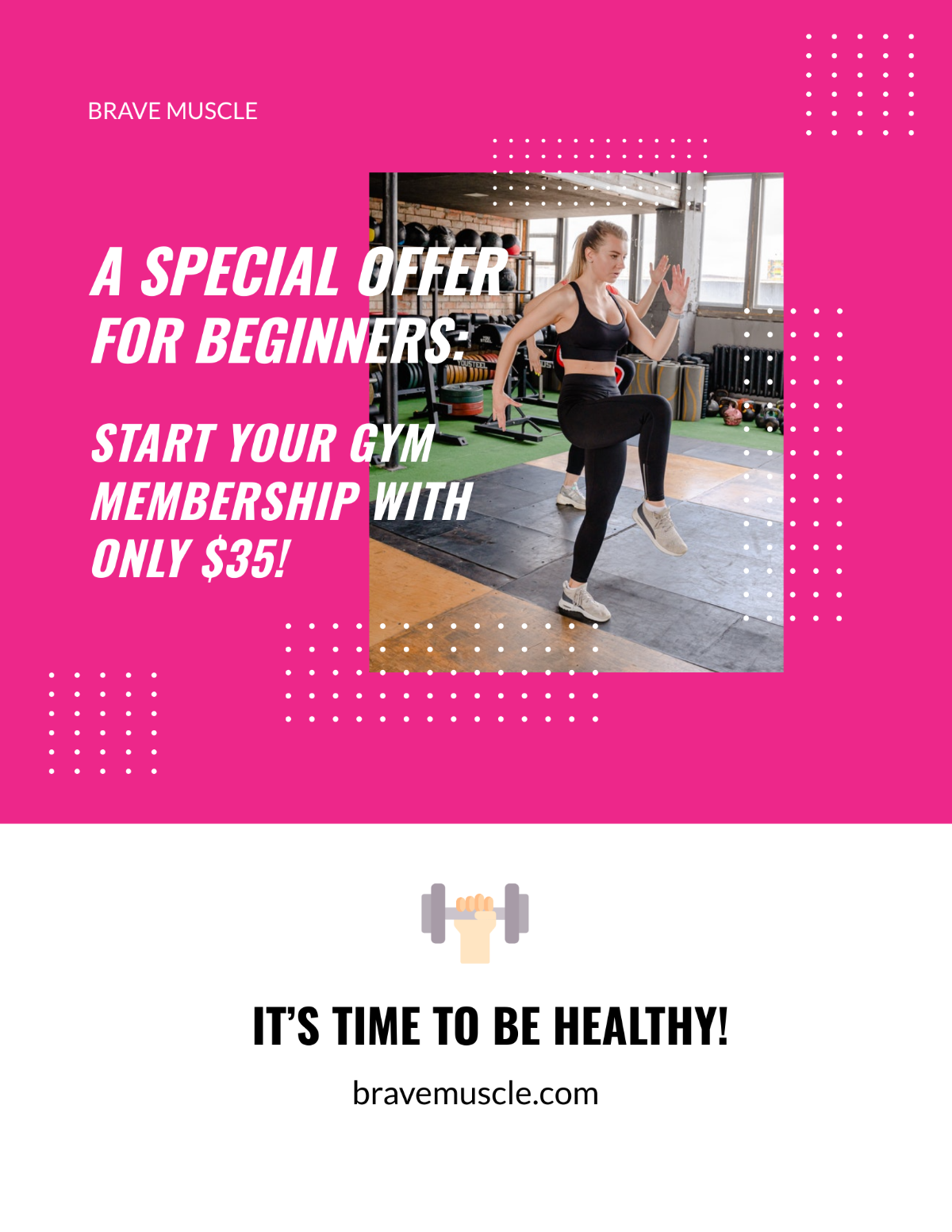 Fitness Promotion Flyer Template - Edit Online & Download