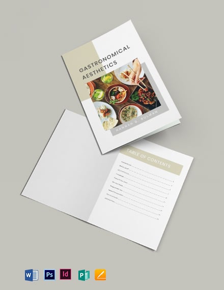 photo cookbook template