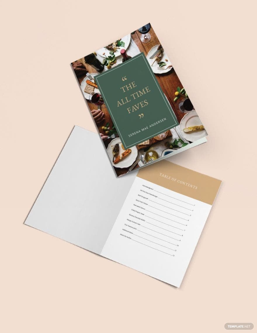 Journal Cookbook Template