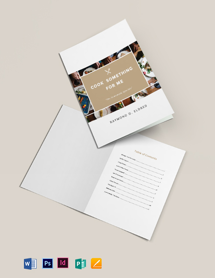 home made cookbook template