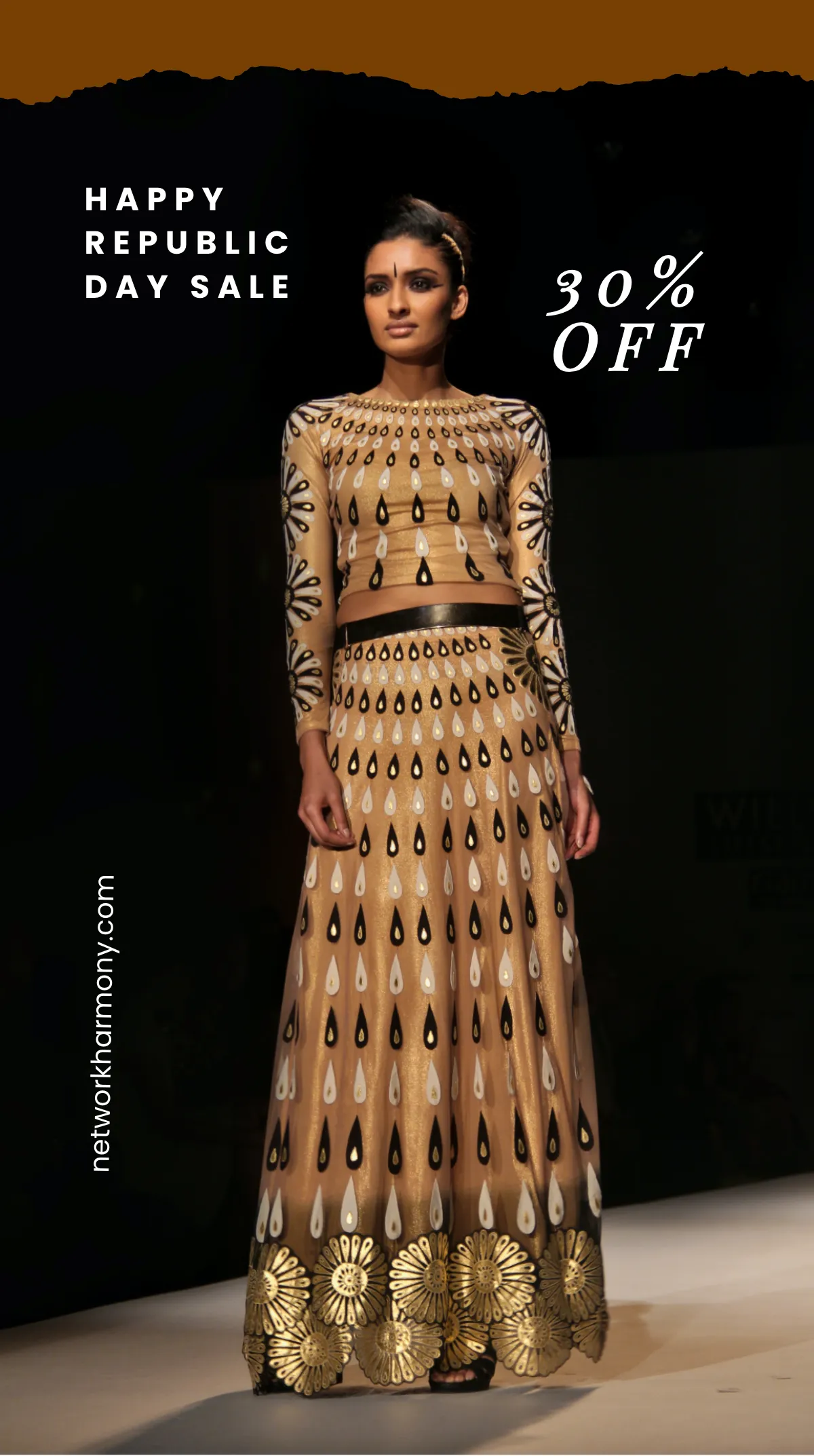 Free India republic day sale Instagram Story Template to Edit Online