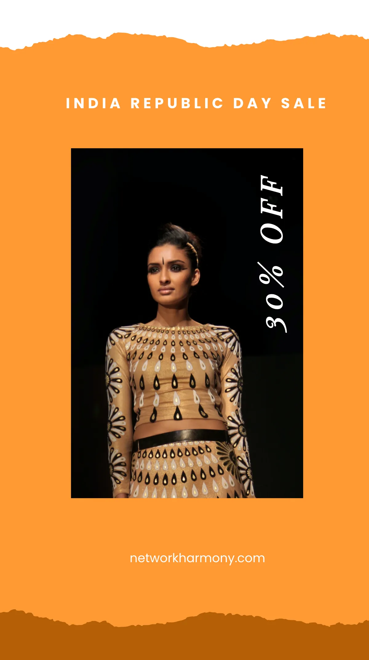 Free India republic day sale Instagram Story Template to Edit Online