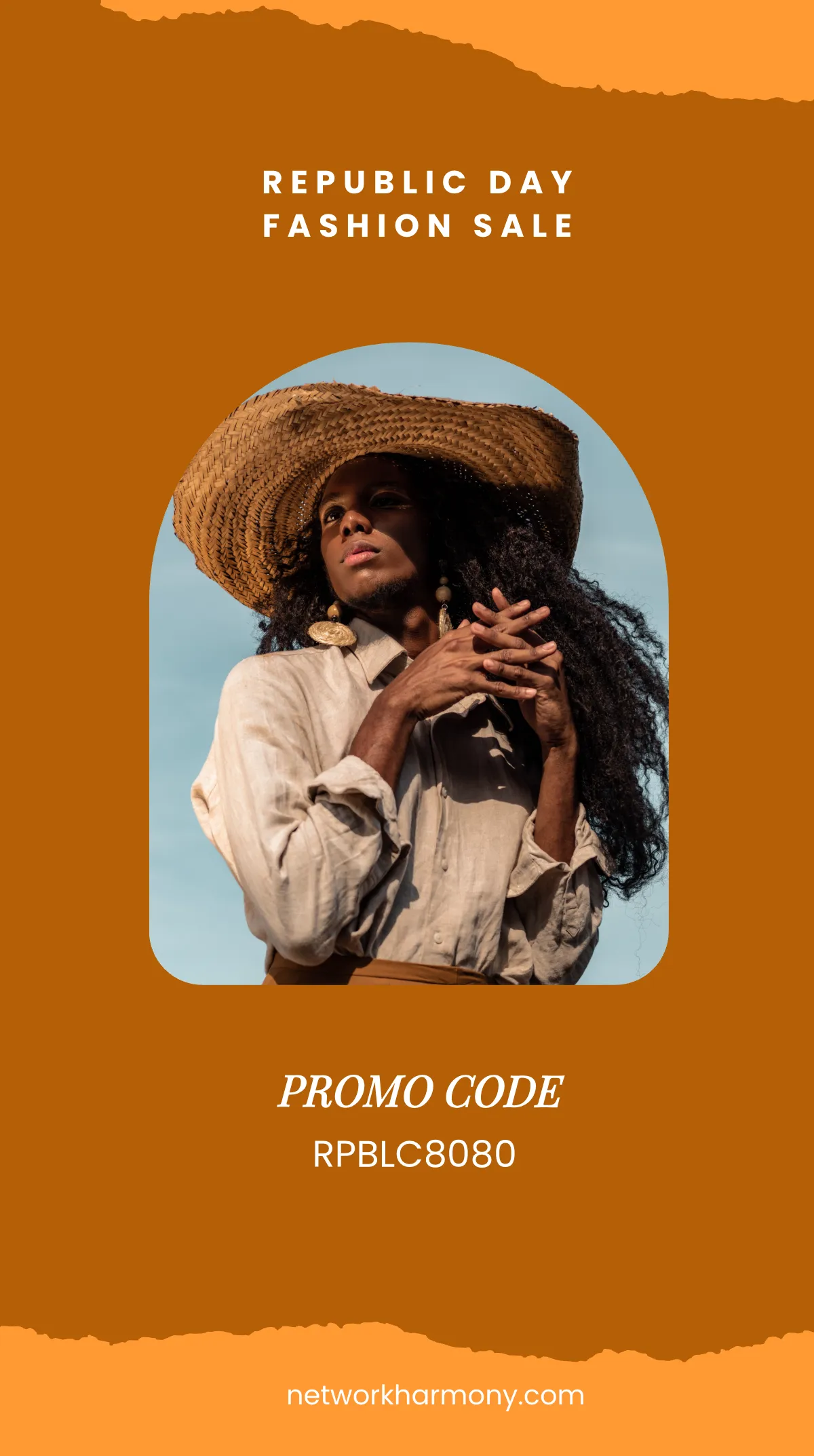 Free India republic day sale Instagram Story Template to Edit Online