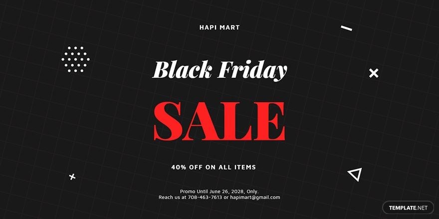 Black Friday Sale Blog Post Template
